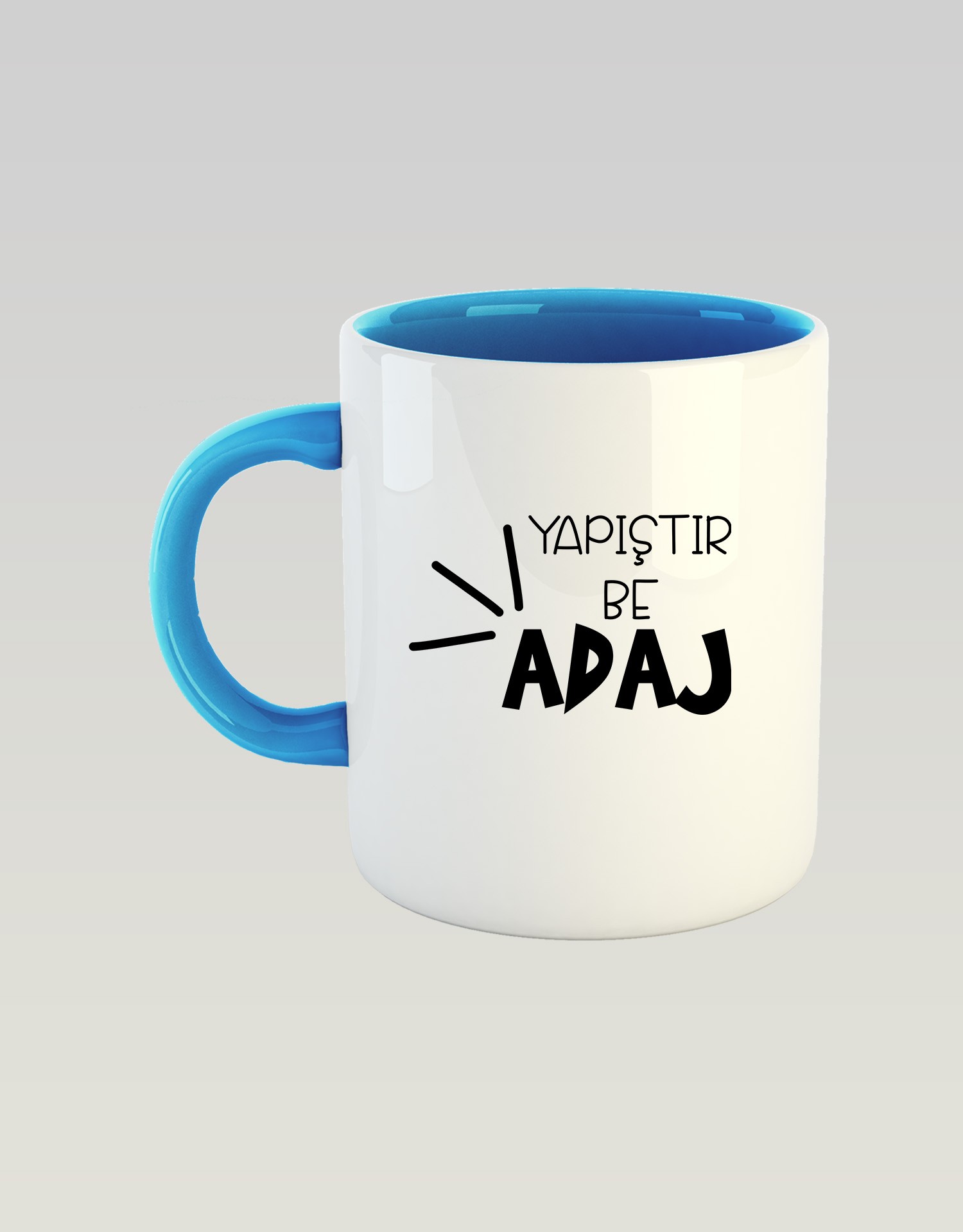 Yapıştır Be Adaj (Porselen Kupa)