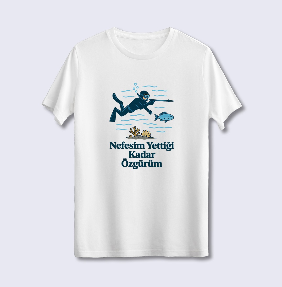 Nefesim Yettiği Kadar Özgürüm (Üniseks Tişört)