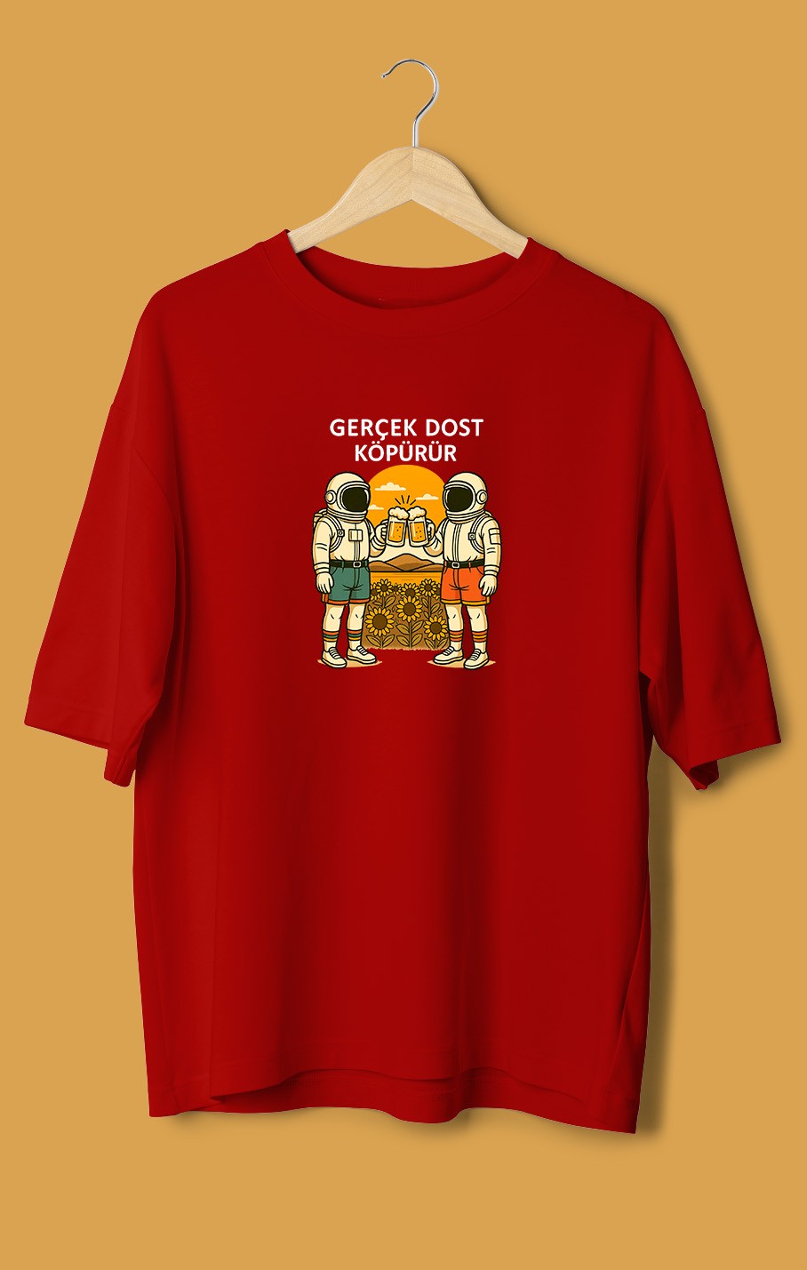 Gerçek Dost Köpürür 2 (Orijinal Oversize Tişört)