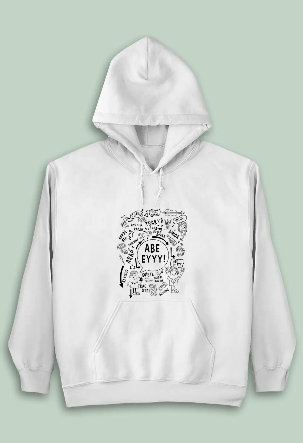 Çocuk Kapüşonlu Sweatshirt - Abe Eyy