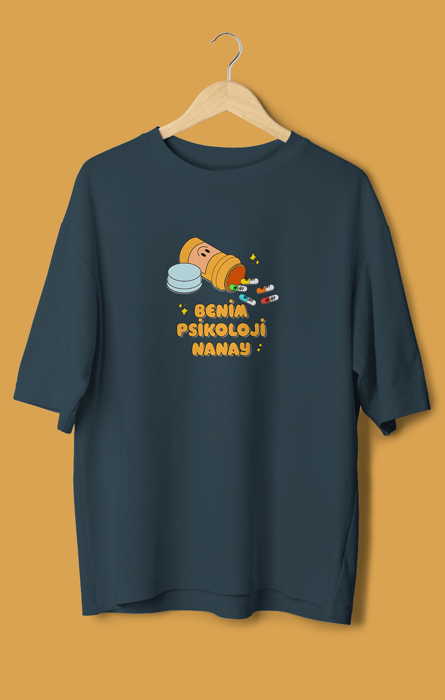 Benim Psikoloji Nanay (Orijinal Oversize Tişört)