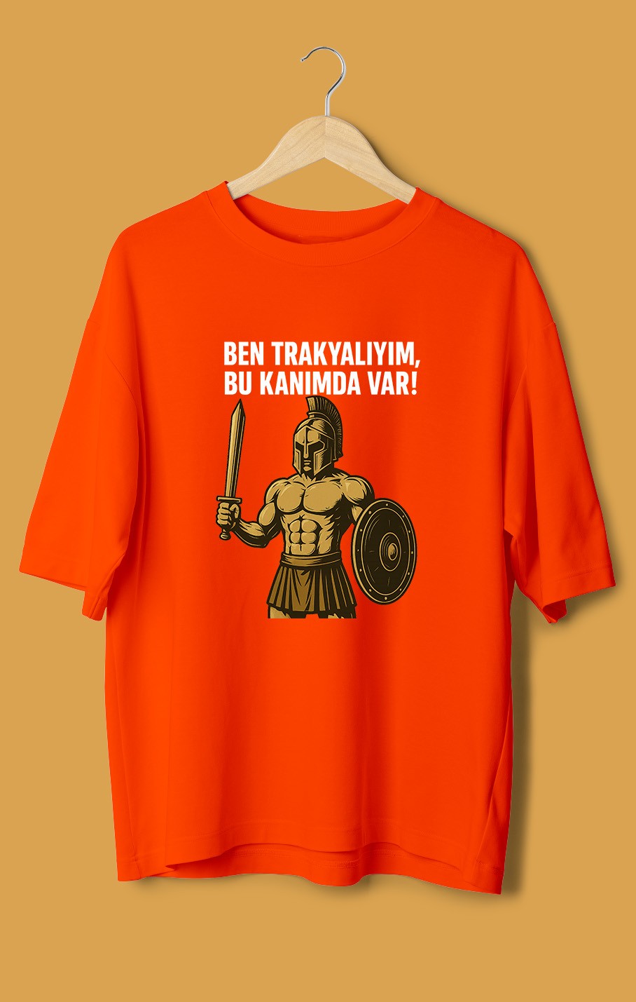  Ben Trakyalıyım, Bu Kanımda Var (Orijinal Oversize Tişört)