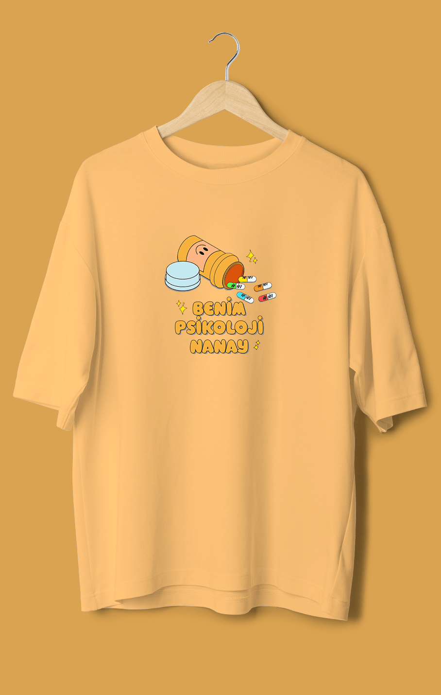 Benim Psikoloji Nanay (Orijinal Oversize Tişört)