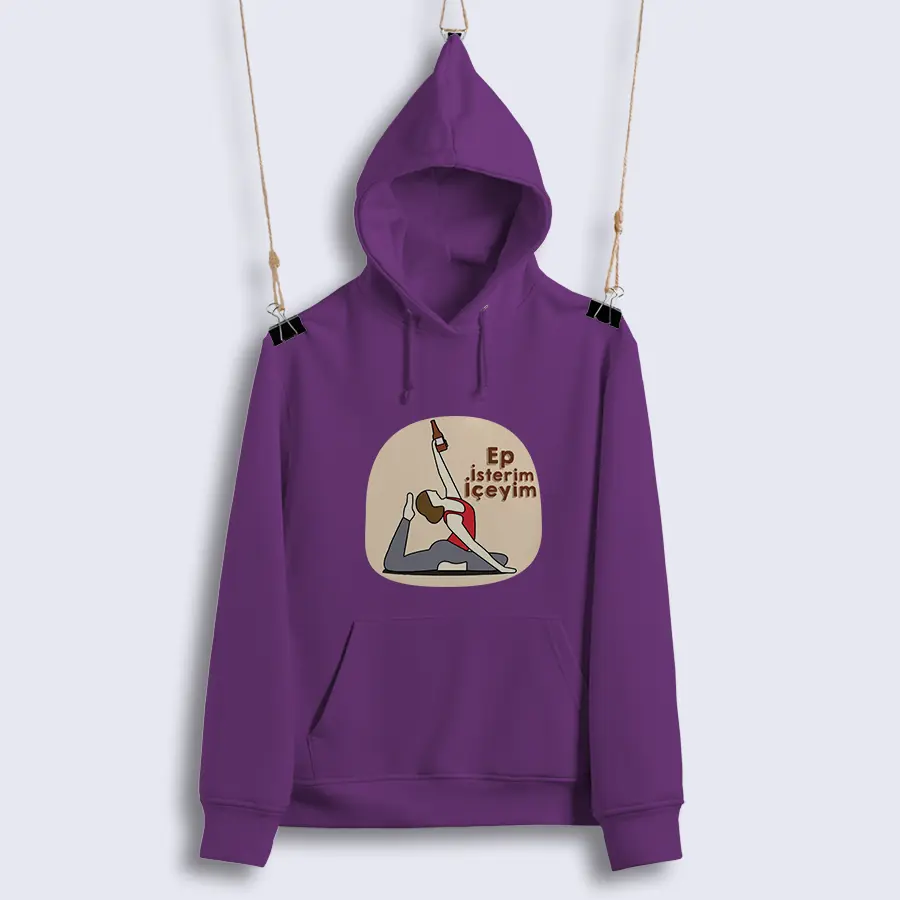 Unisex Sweat - Ep İsterim İçeyim - Yoga