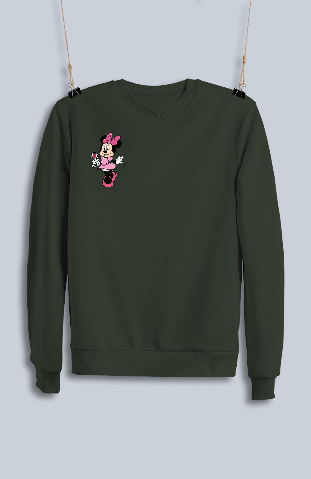 Minnie Mouse Şarap (Sweatshirt)