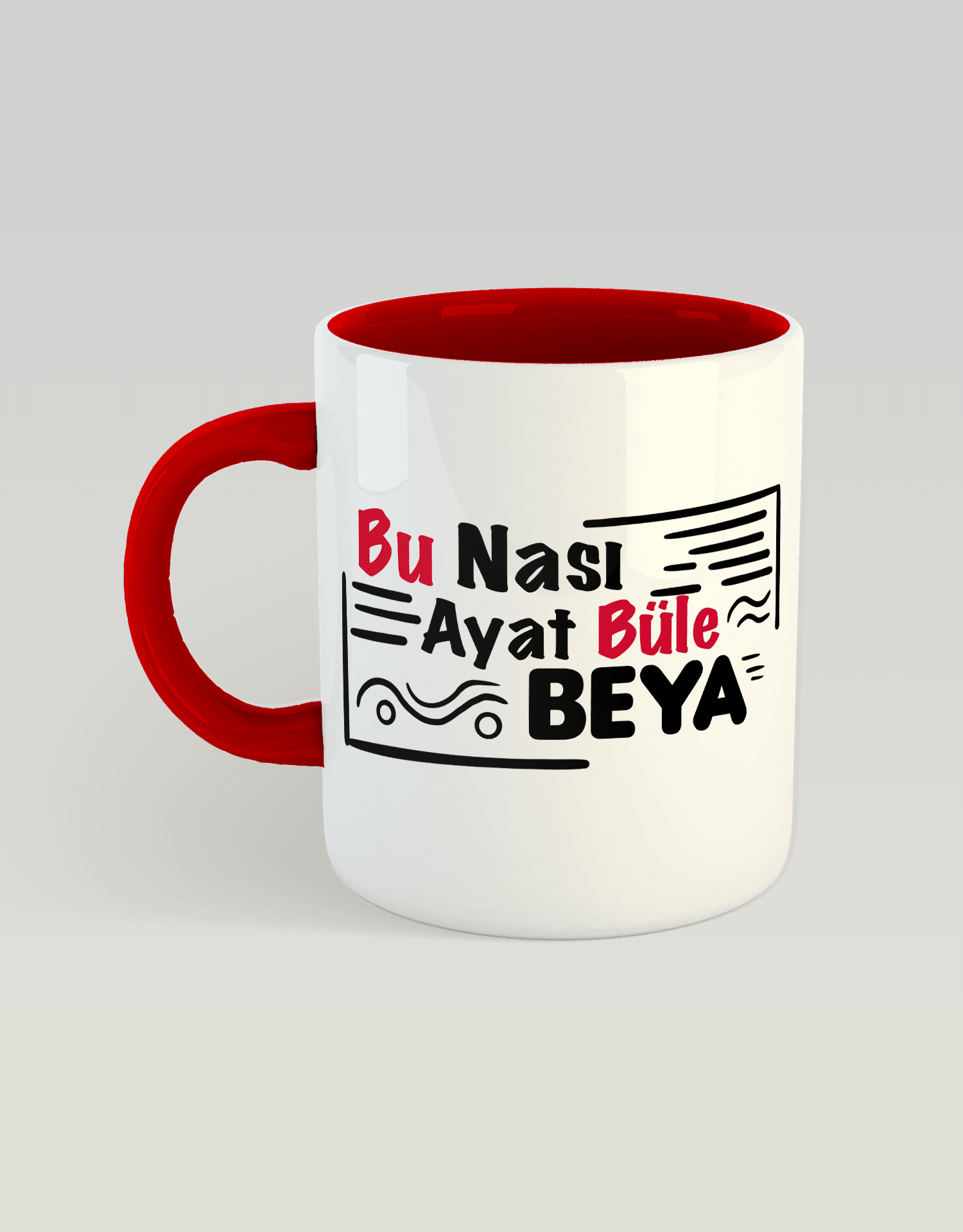 Bu nası ayat büle beya (Porselen Kupa) kupa07