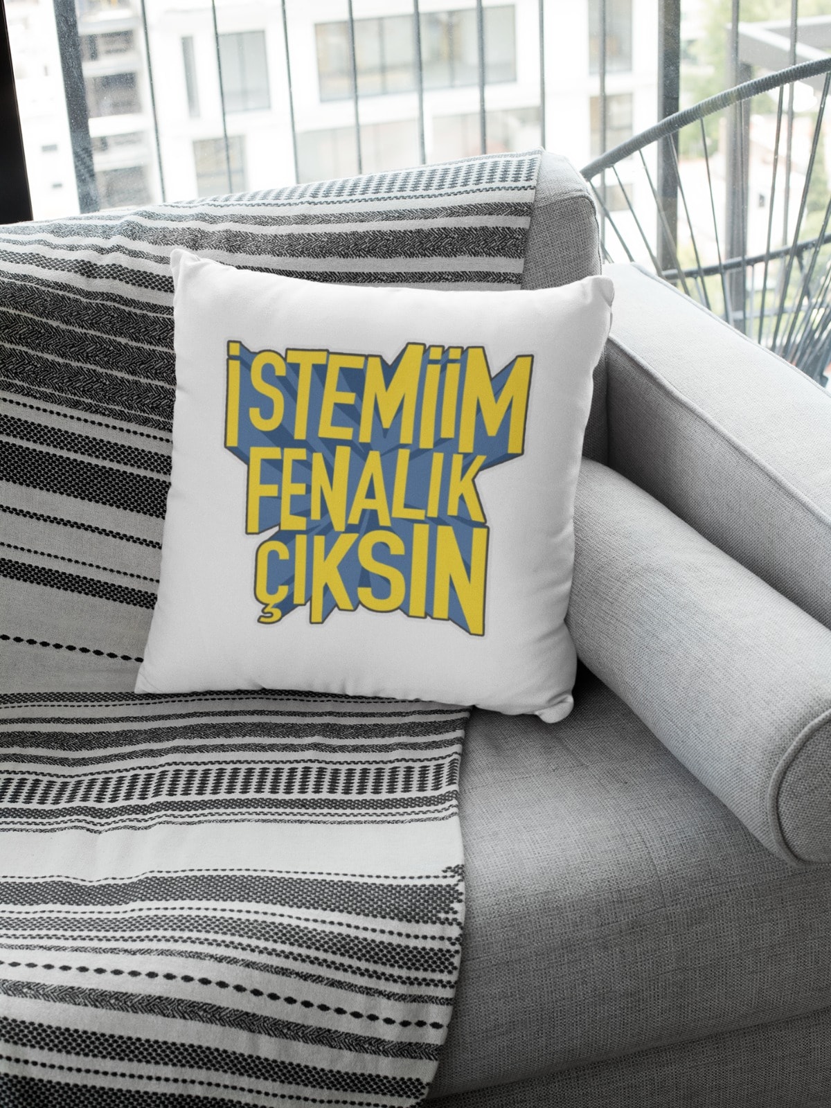 İstemiim Fenalık Çıkarayım (Kare Yastık)