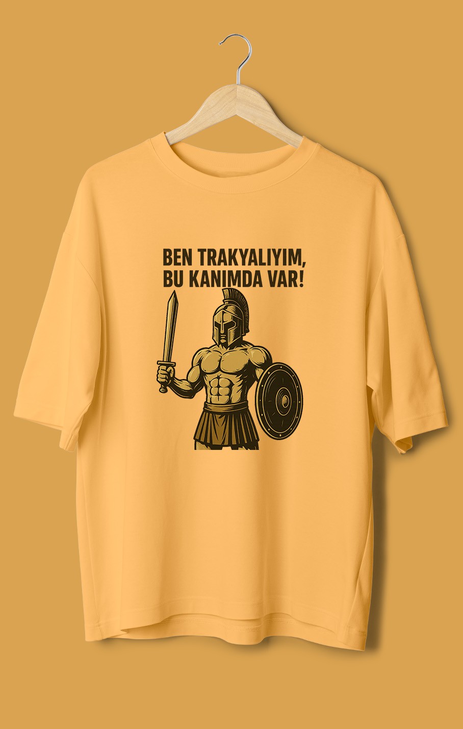  Ben Trakyalıyım, Bu Kanımda Var (Orijinal Oversize Tişört)