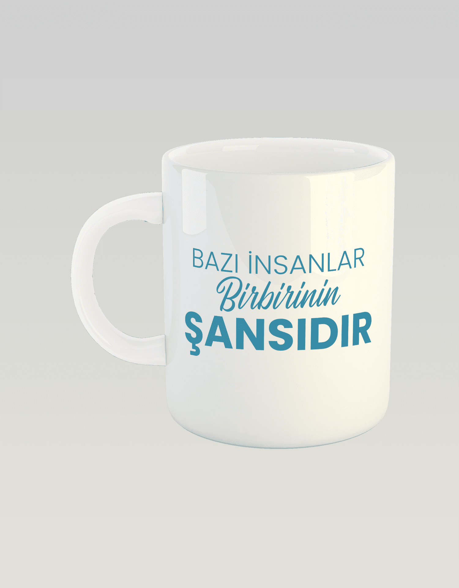 Bazı insanlar birbirinin şansıdır (Porselen Kupa)