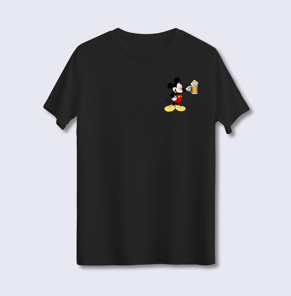 Mickey Mouse Bira (Üniseks Tişört)