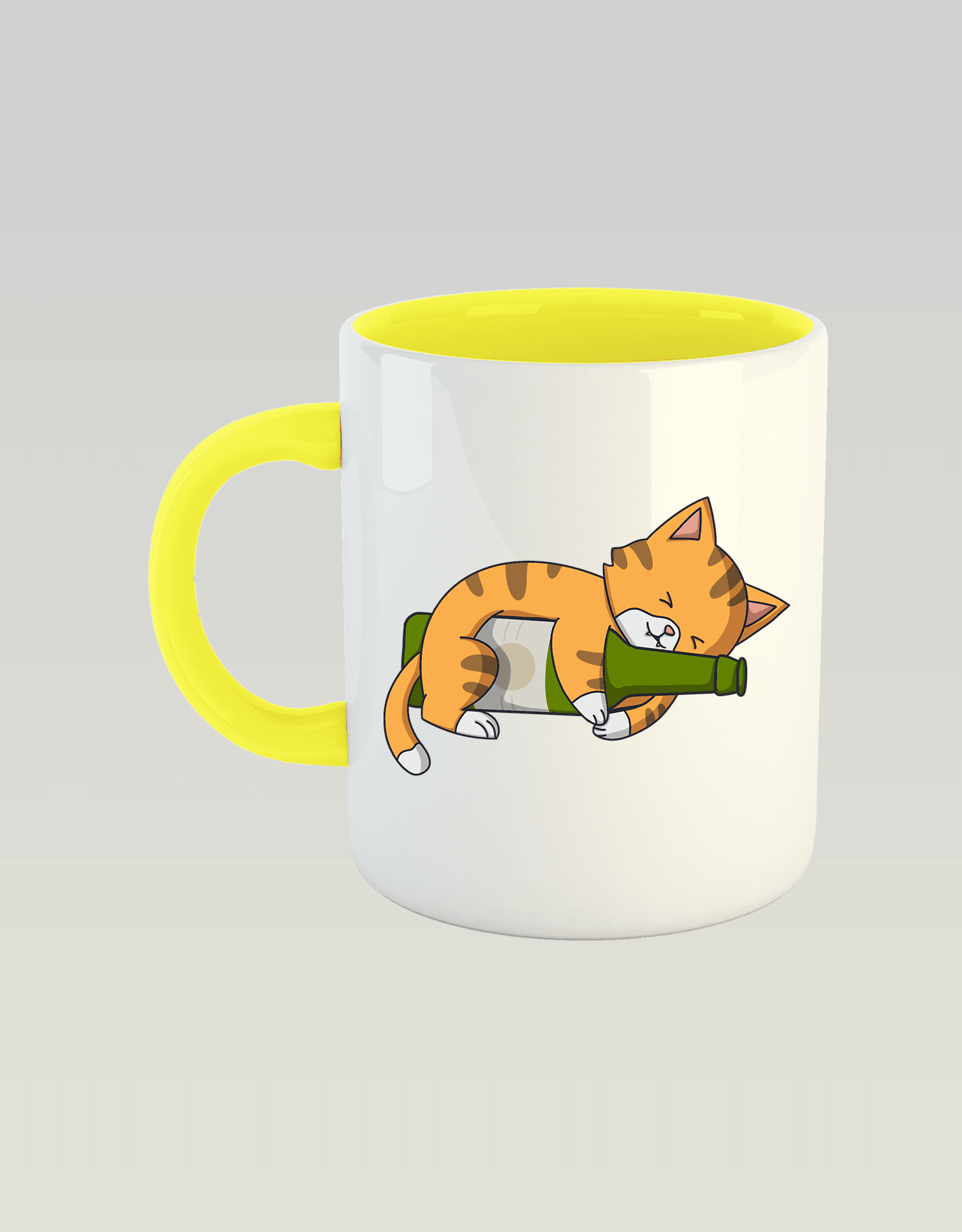 Biracı Kedi (Porselen Kupa)