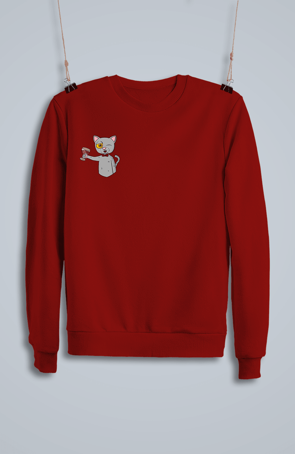 Şarapçı Kedi (Sweatshirt)