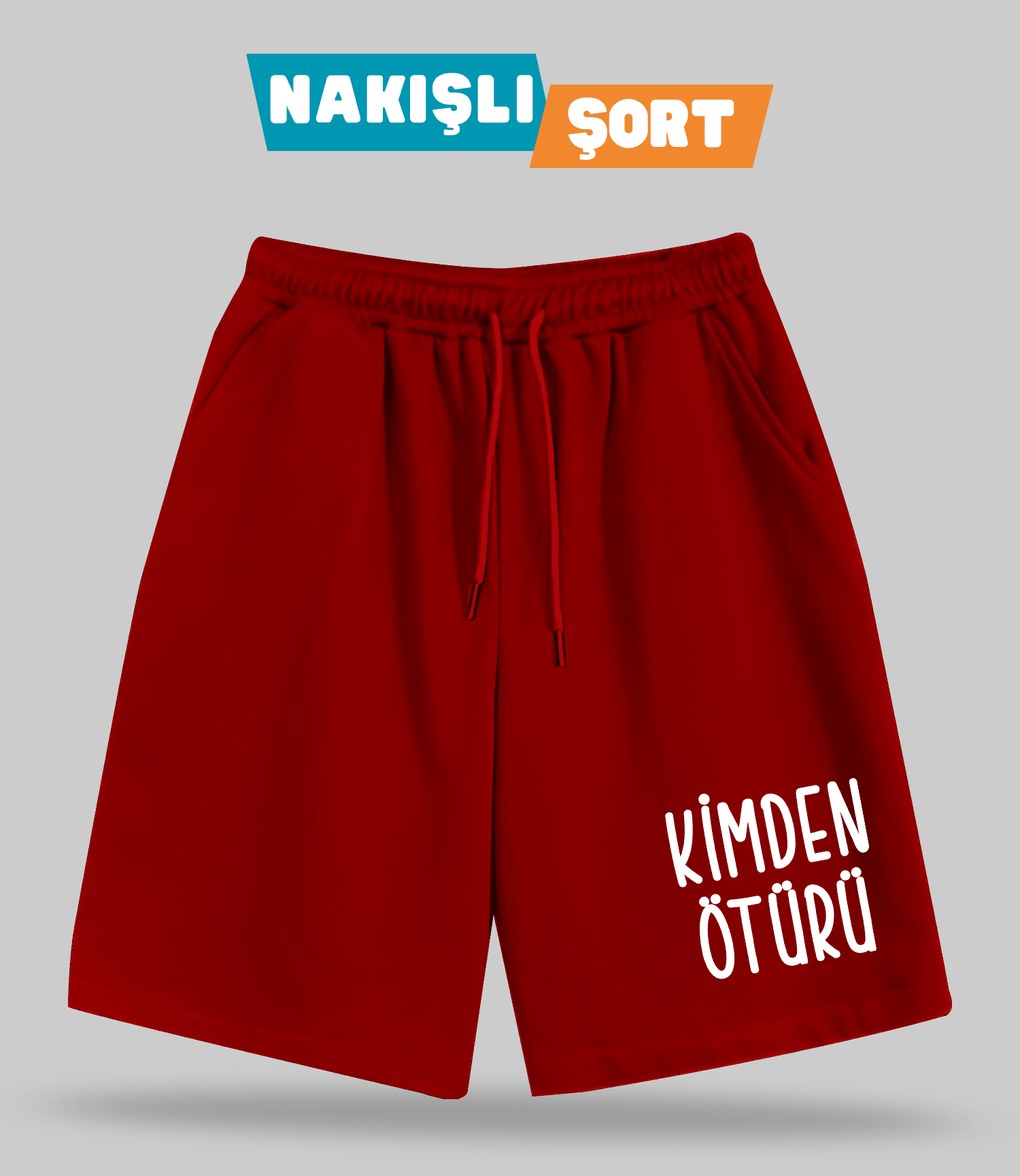 Kimden Ötürü (Nakışlı Erkek Şort)