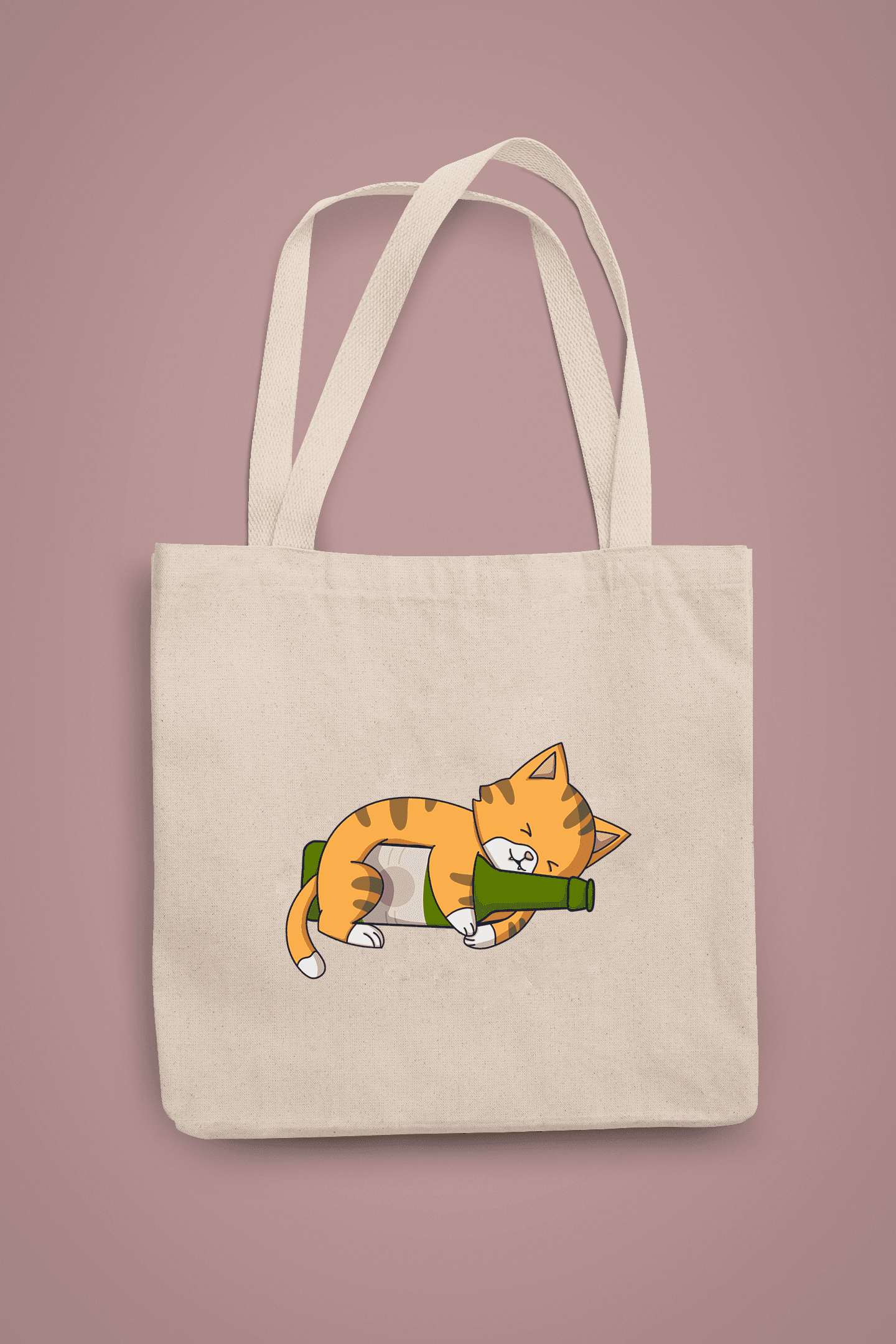 Biracı Kedi (Bez Çanta)