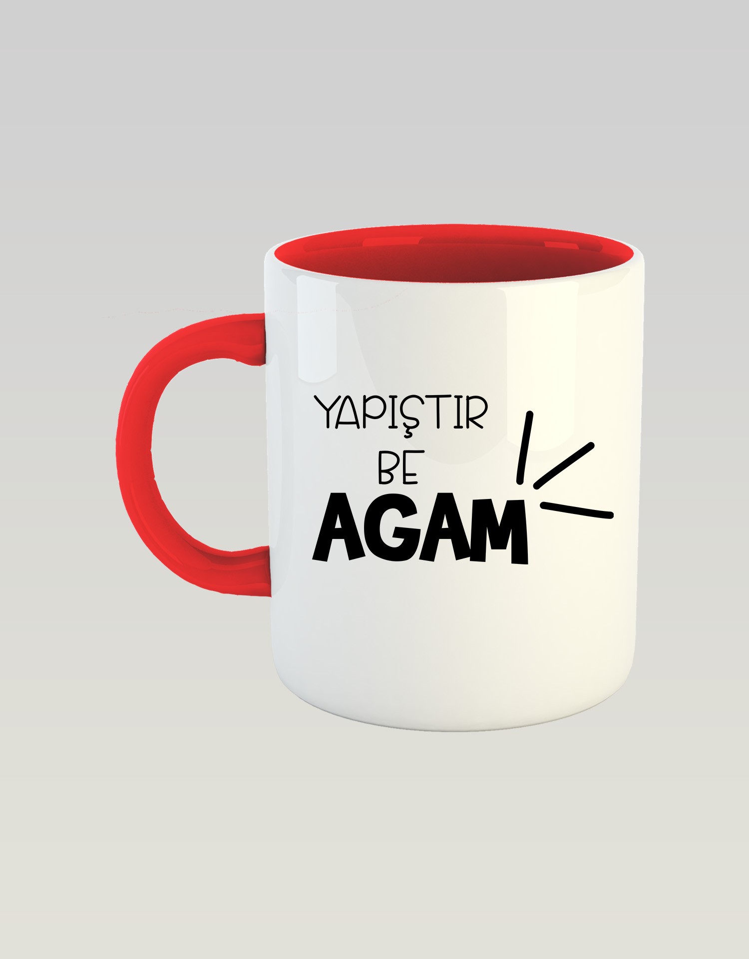 Yapıştır Be Agam (Porselen Kupa)