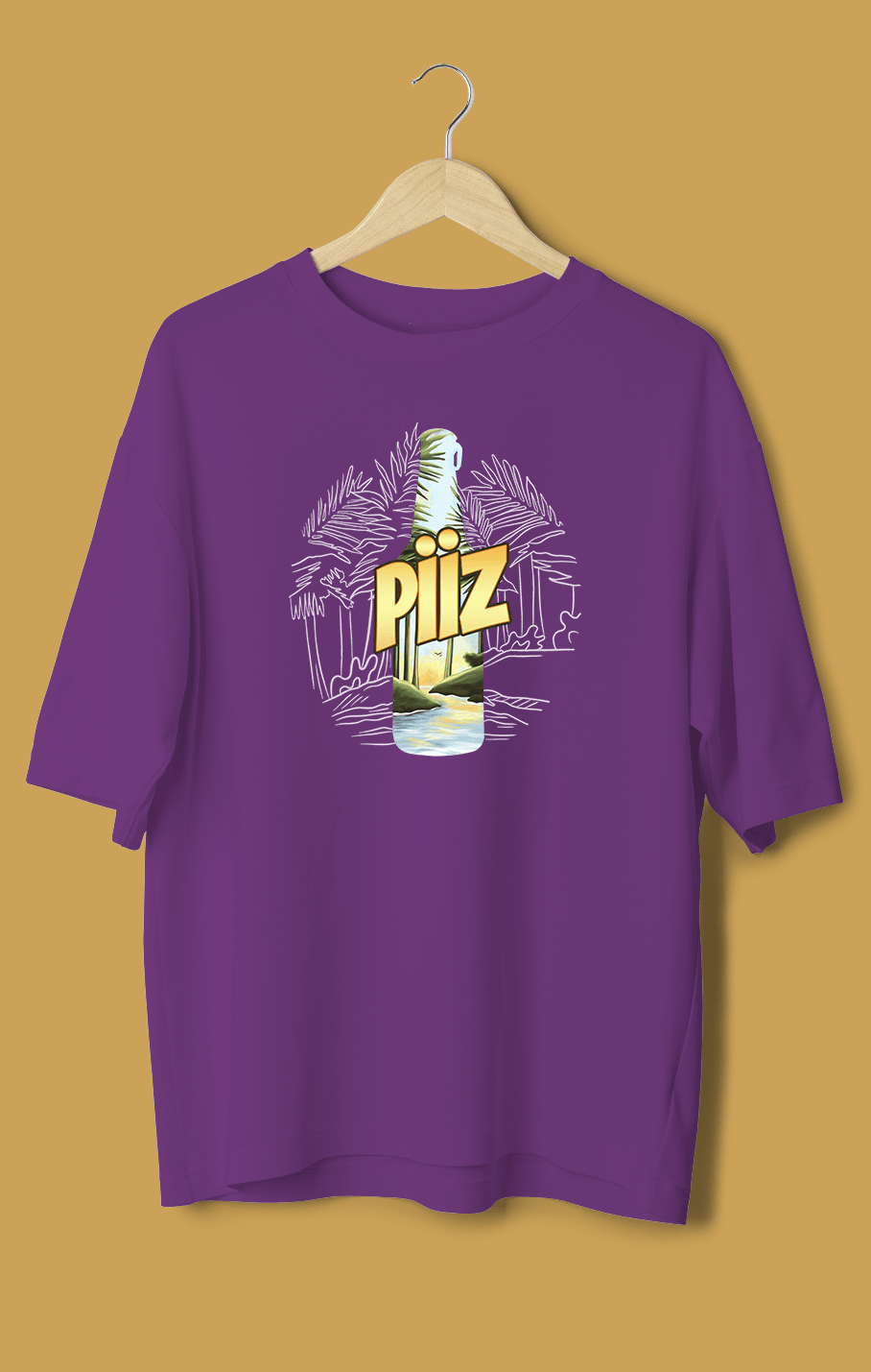 Piizde Hayat Var! (Orijinal Oversize Tişört)