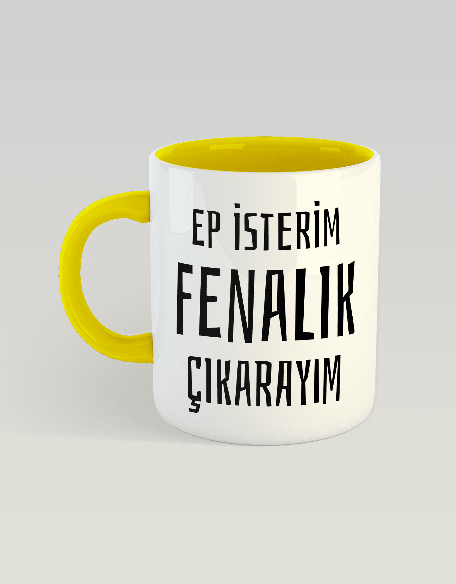 6) Ep isterim fenalık çıkarayım (Porselen kupa)
