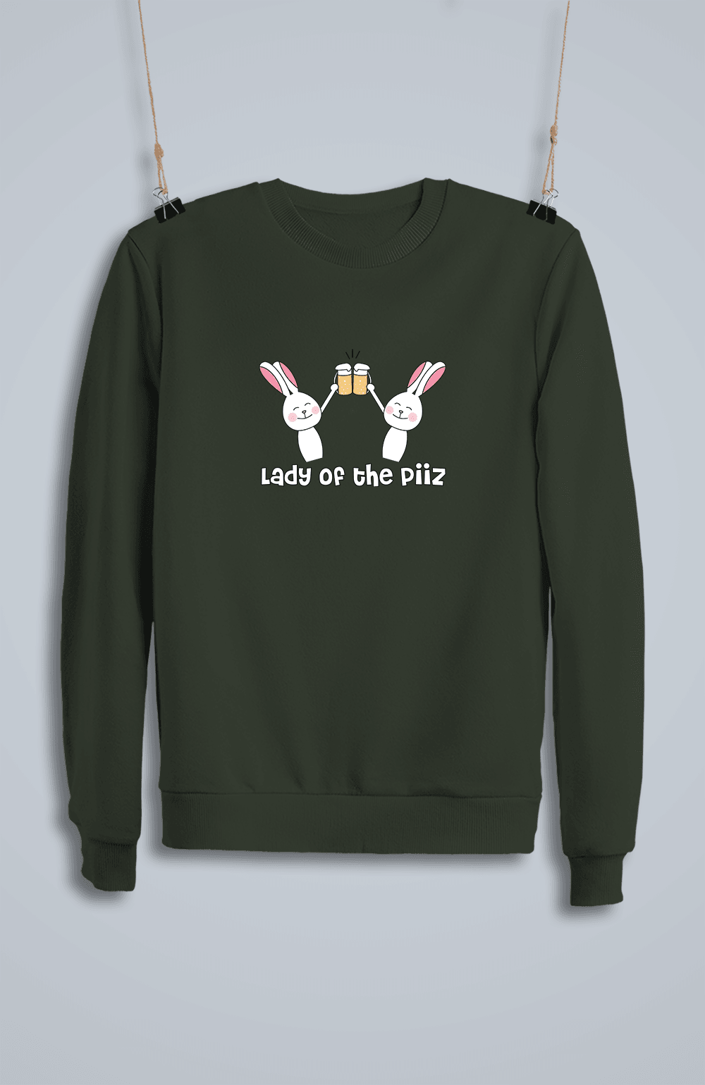 Lady Of The Piiz (Sweatshirt)
