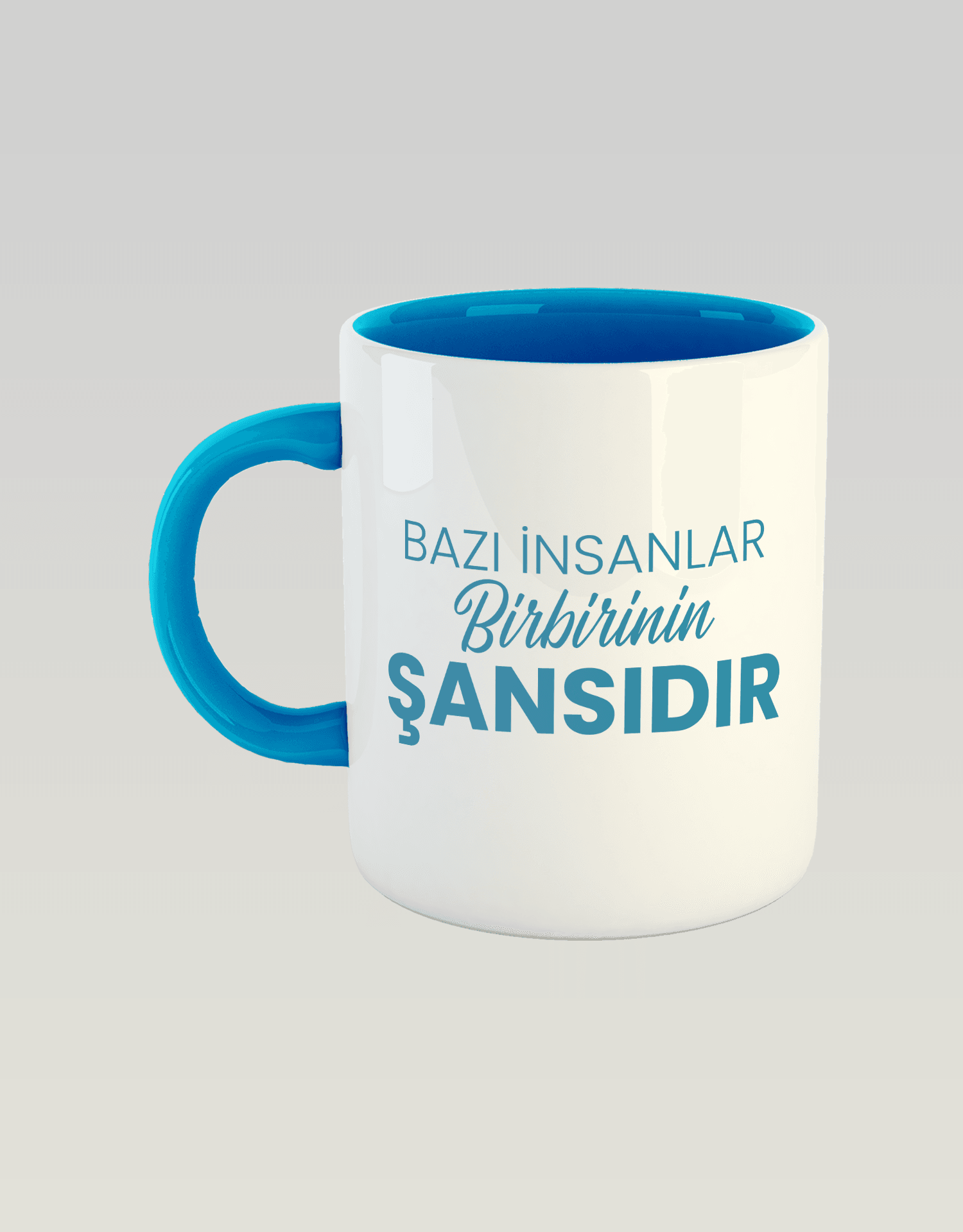 Bazı insanlar birbirinin şansıdır (Porselen Kupa)