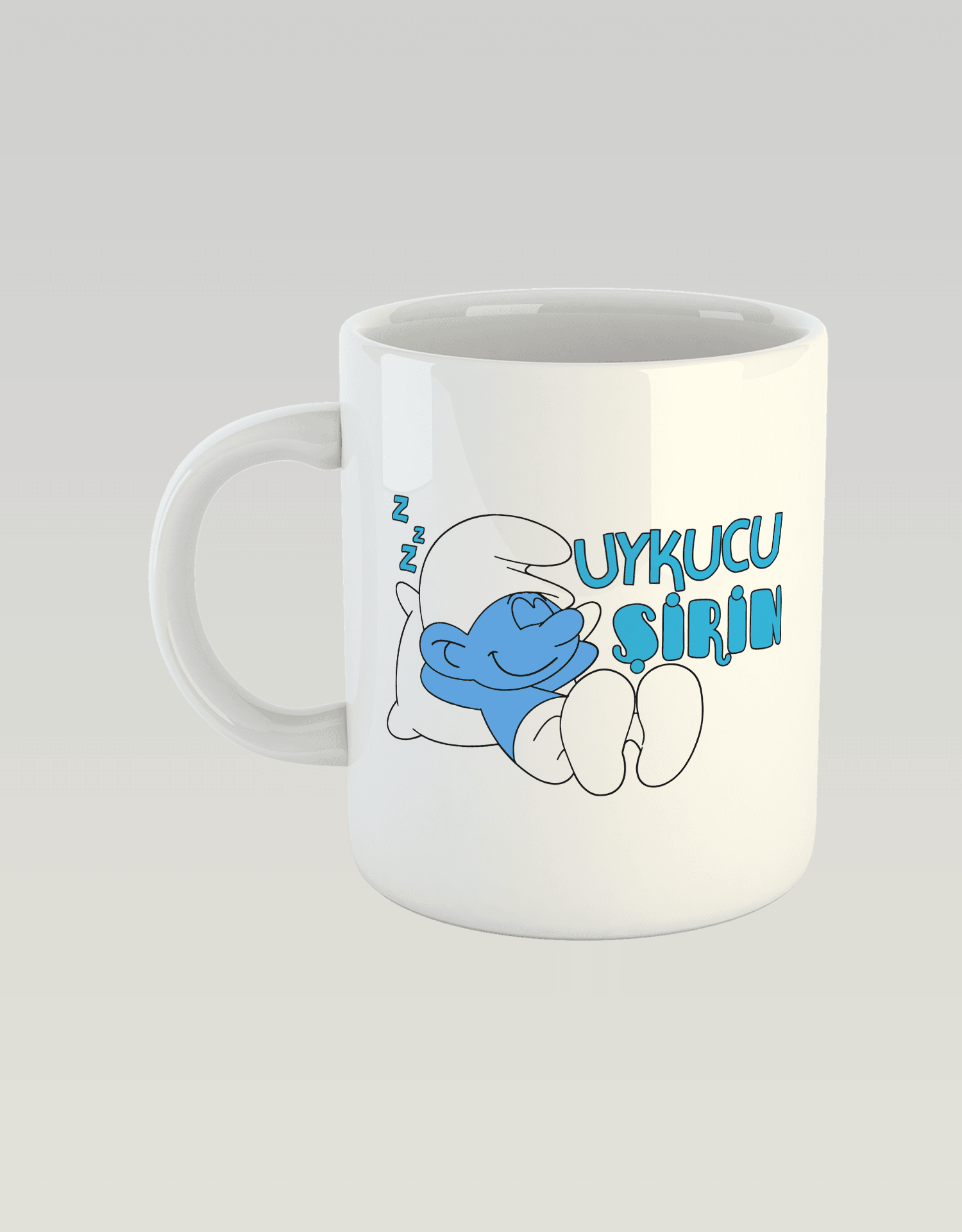 Uykucu Şirin (Porselen Kupa)