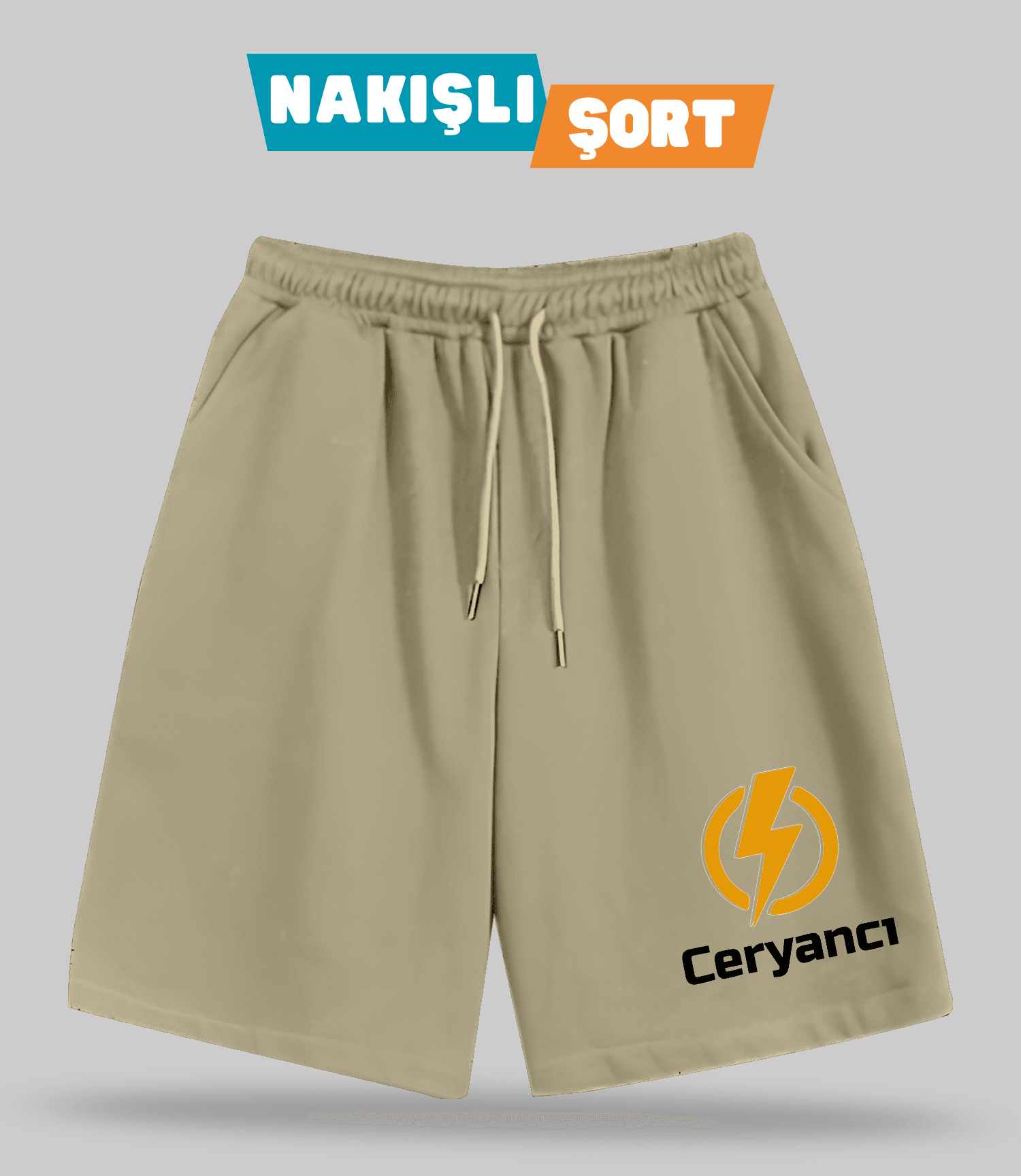Ceryancı (Nakışlı Erkek Şort)