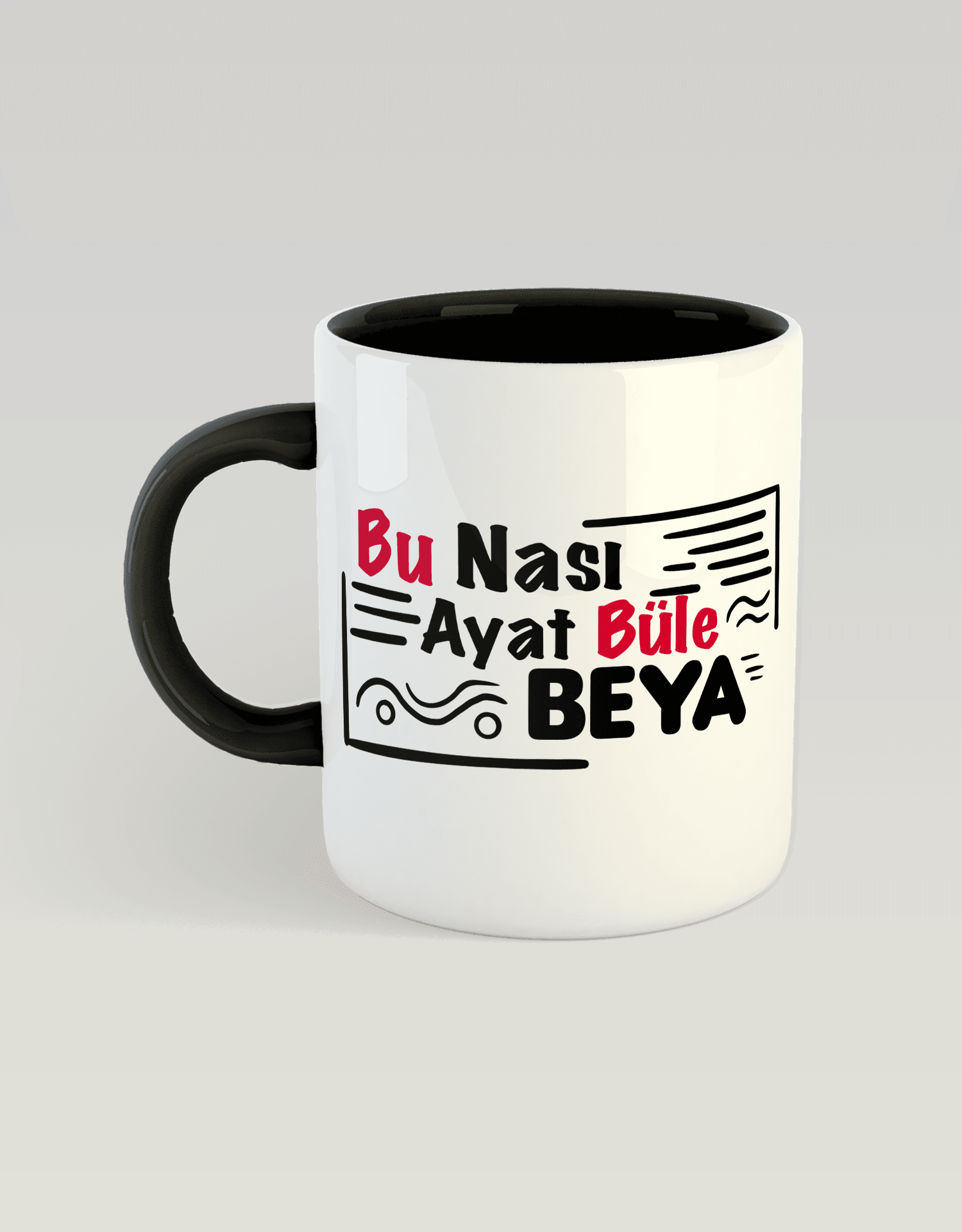 Bu nası ayat büle beya (Porselen Kupa) kupa07