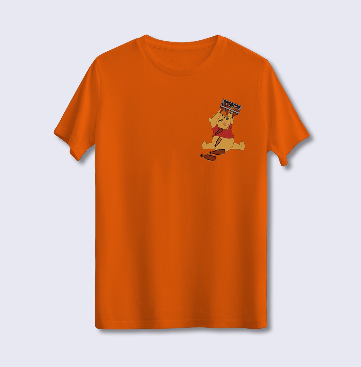 Biracı Winnie The Pooh (Üniseks Tişört)