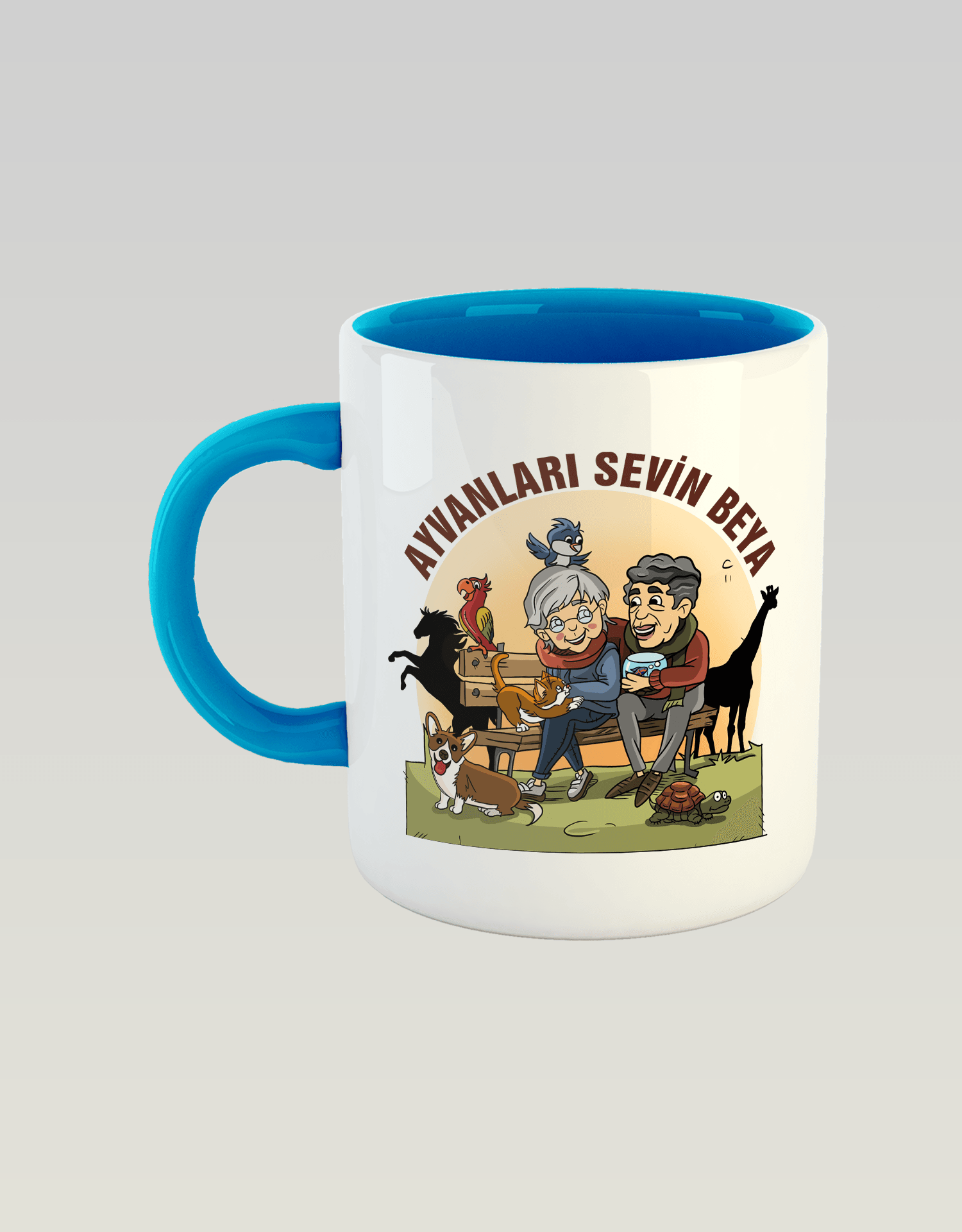Ayvanları Sevin Beya (Porselen Kupa)
