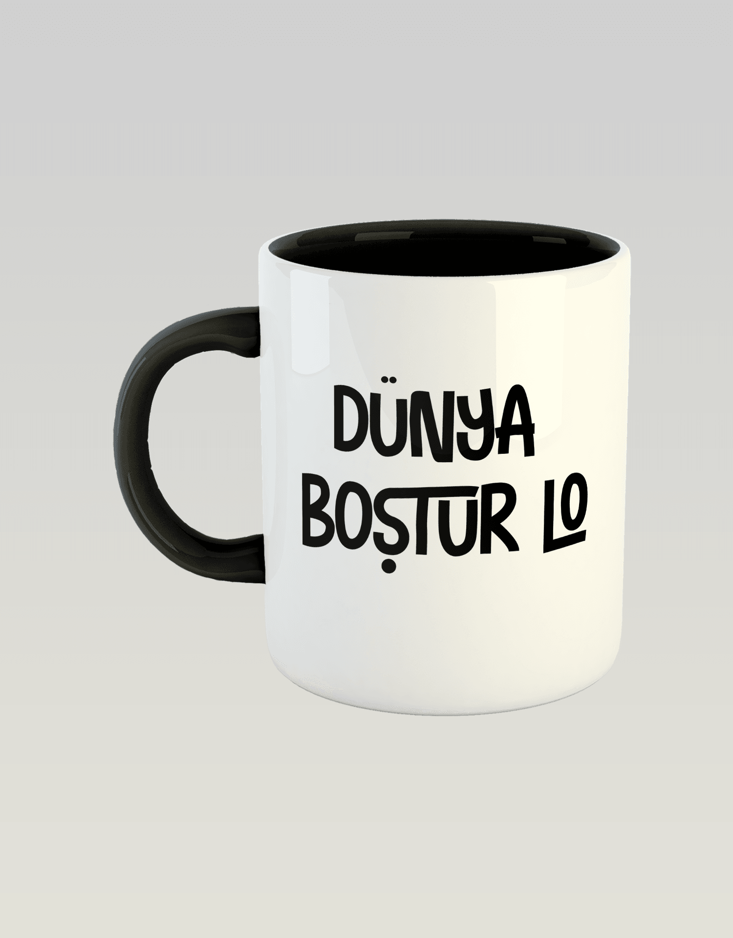 Dünya Boştur Lo (Porselen Kupa)
