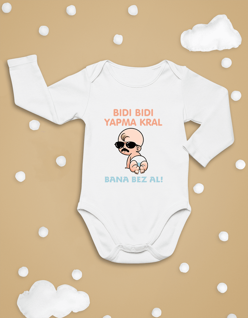 Bıdı Bıdı Yapma Kral Bana Bez Al (Uzun Kollu Zıbın)