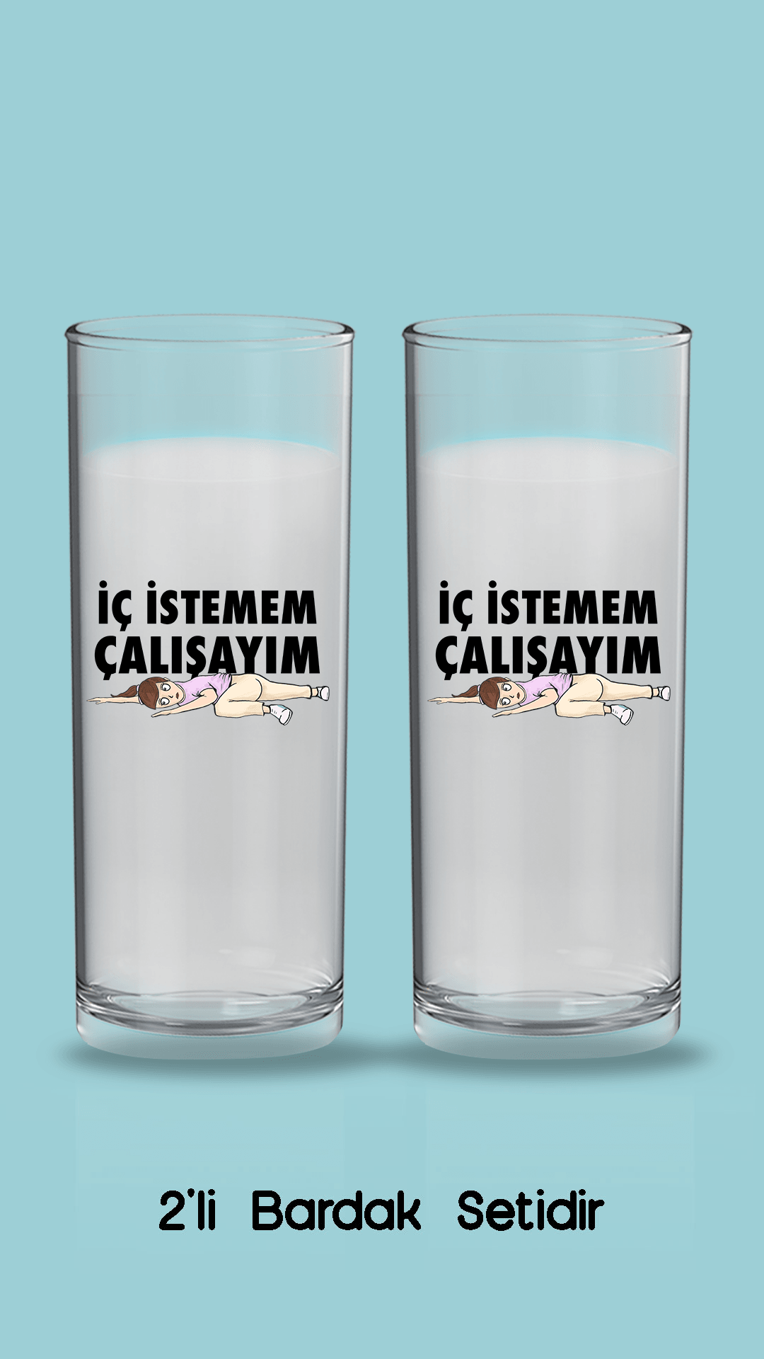 İç İstemem Çalışayım Kızçe (Rakı Bardağı)