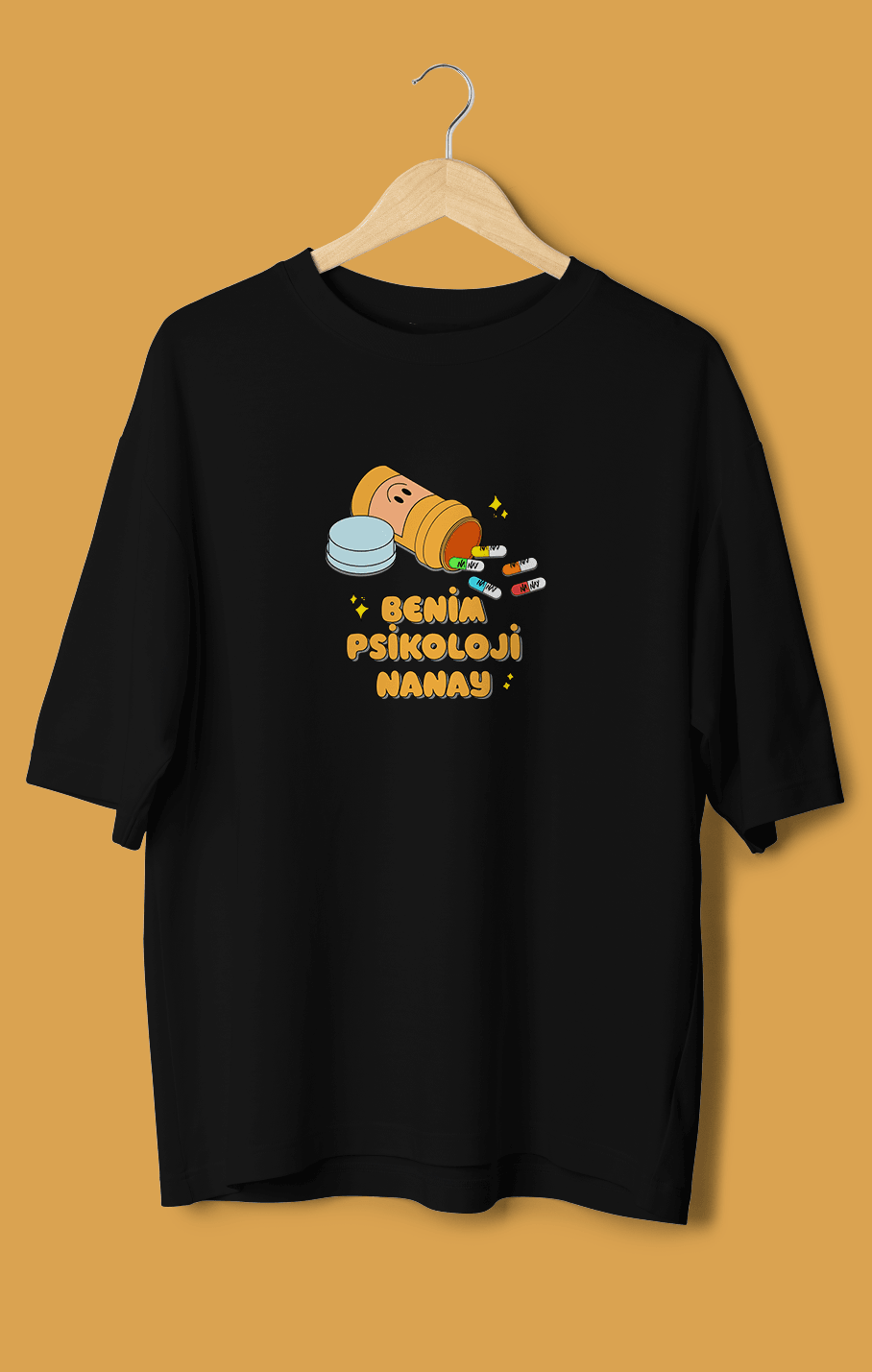 Benim Psikoloji Nanay (Orijinal Oversize Tişört)