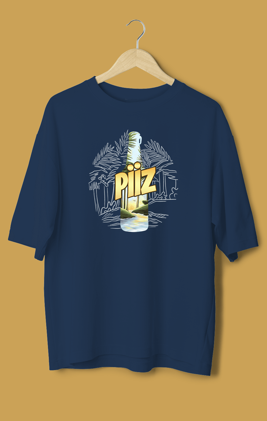 Piizde Hayat Var! (Orijinal Oversize Tişört)