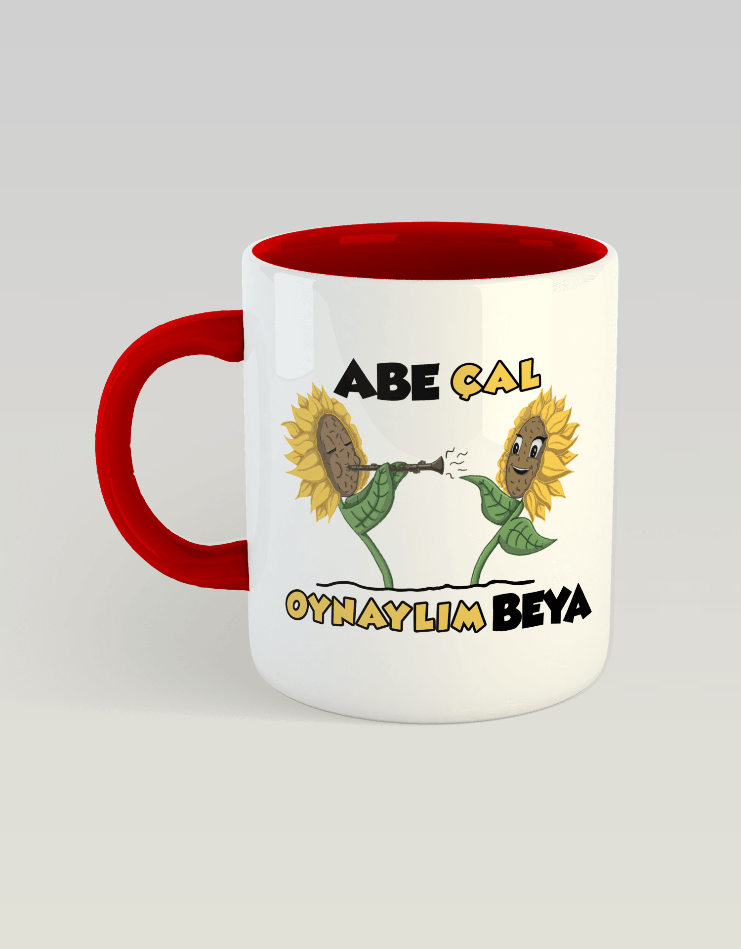 Abe Çal Oynaylım Beya (Porselen Kupa)