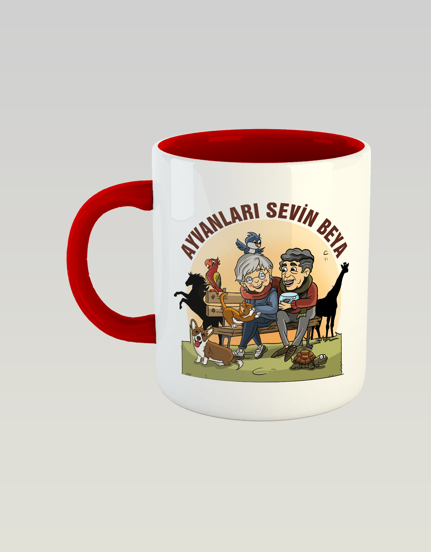 Ayvanları Sevin Beya (Porselen Kupa)