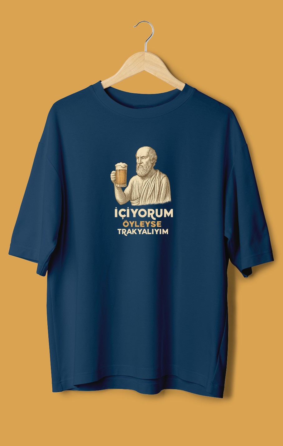 İçiyorum Öyleyse Trakyalıyım (Orijinal Oversize Tişört)