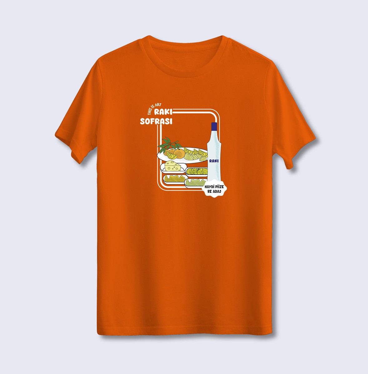 Rakı Sofrası (Üniseks Tişört)