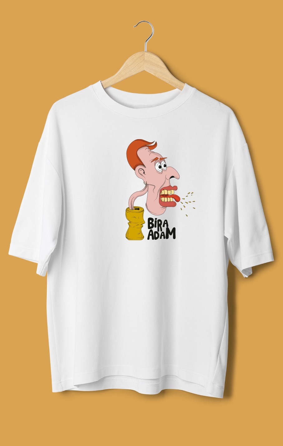Bira Adam (Orijinal Oversize Tişört)
