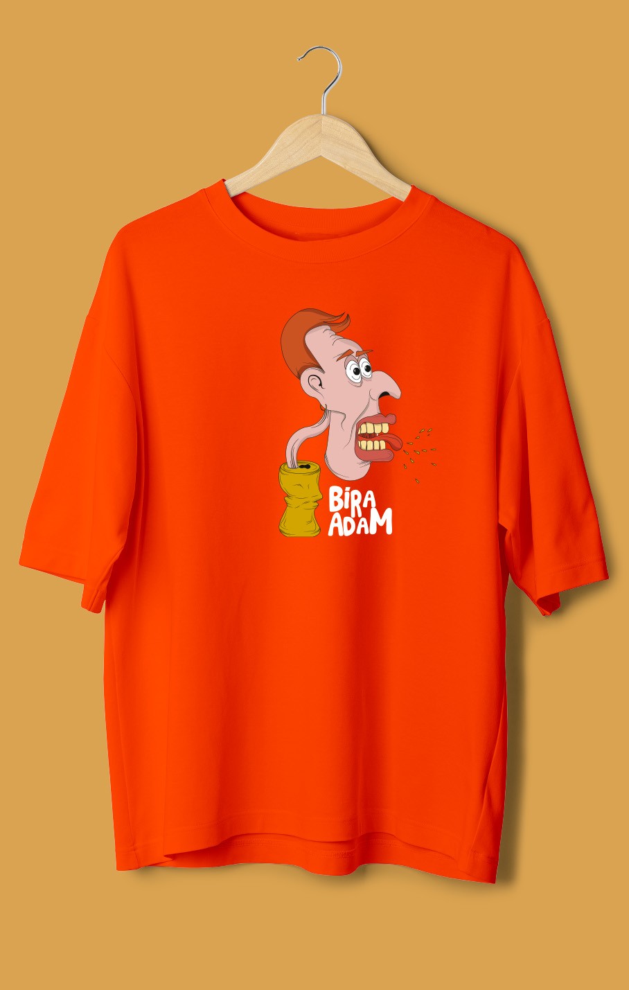 Bira Adam (Orijinal Oversize Tişört)