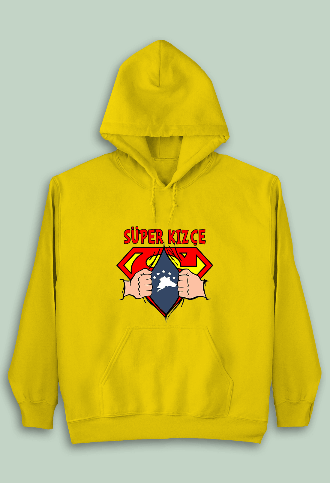 Süper Kızçe (Çocuk Kapüşonlu)