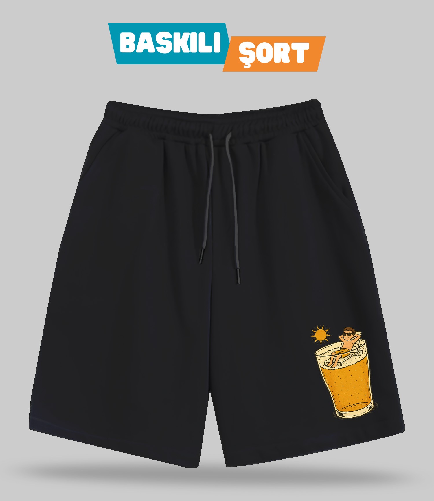 Tatil Planı 2 (Baskılı Erkek Şort)
