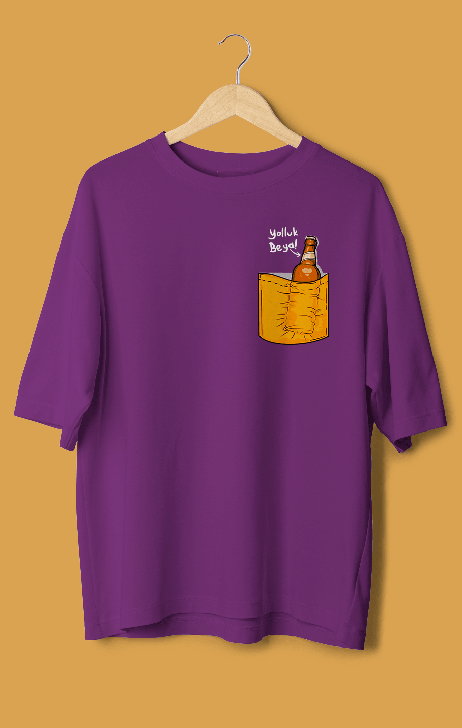Yolluk Beya Minimal (Orijinal Oversize Tişört)