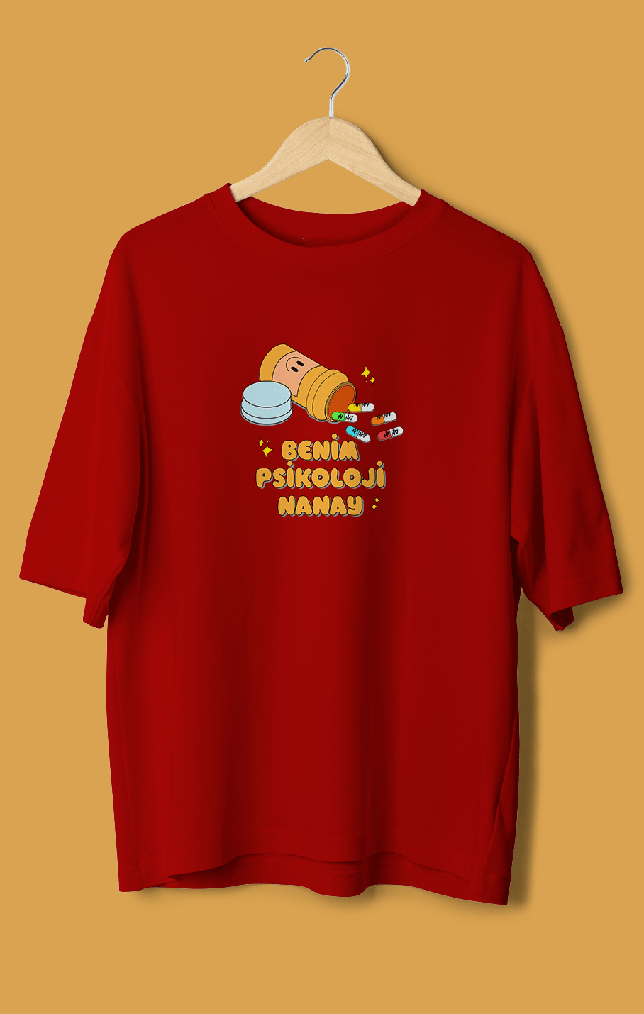 Benim Psikoloji Nanay (Orijinal Oversize Tişört)