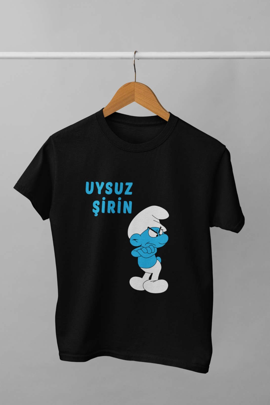 Uysuz Şirin (Çocuk Tişört)