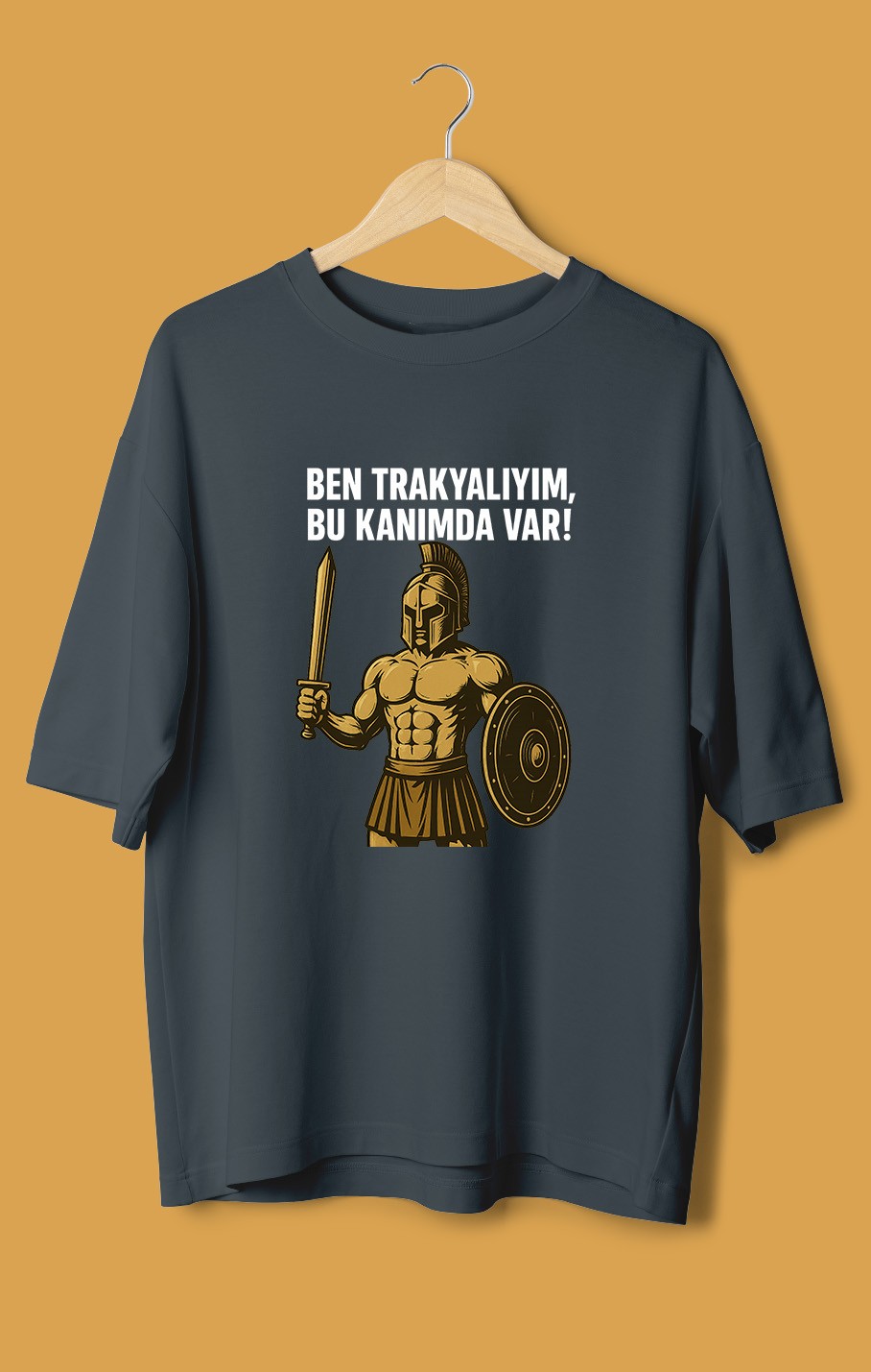  Ben Trakyalıyım, Bu Kanımda Var (Orijinal Oversize Tişört)