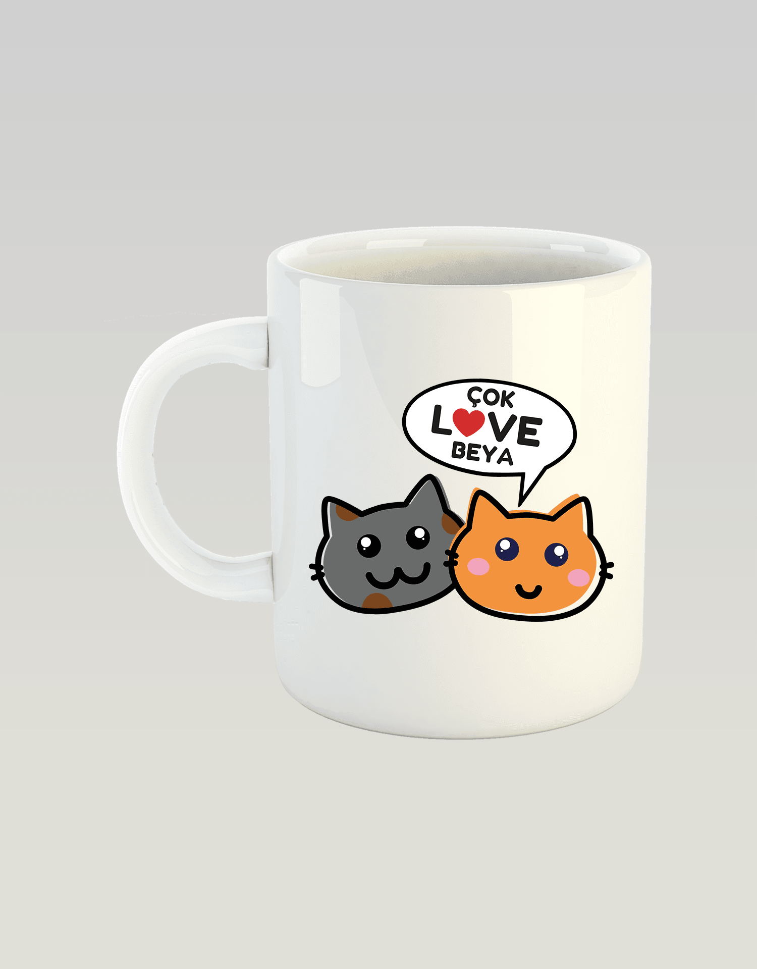 Çok Love Beya (Porselen Kupa)
