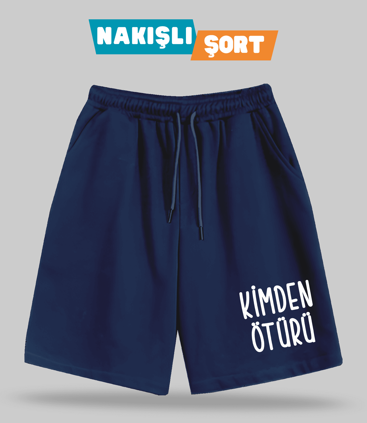 Kimden Ötürü (Nakışlı Erkek Şort)