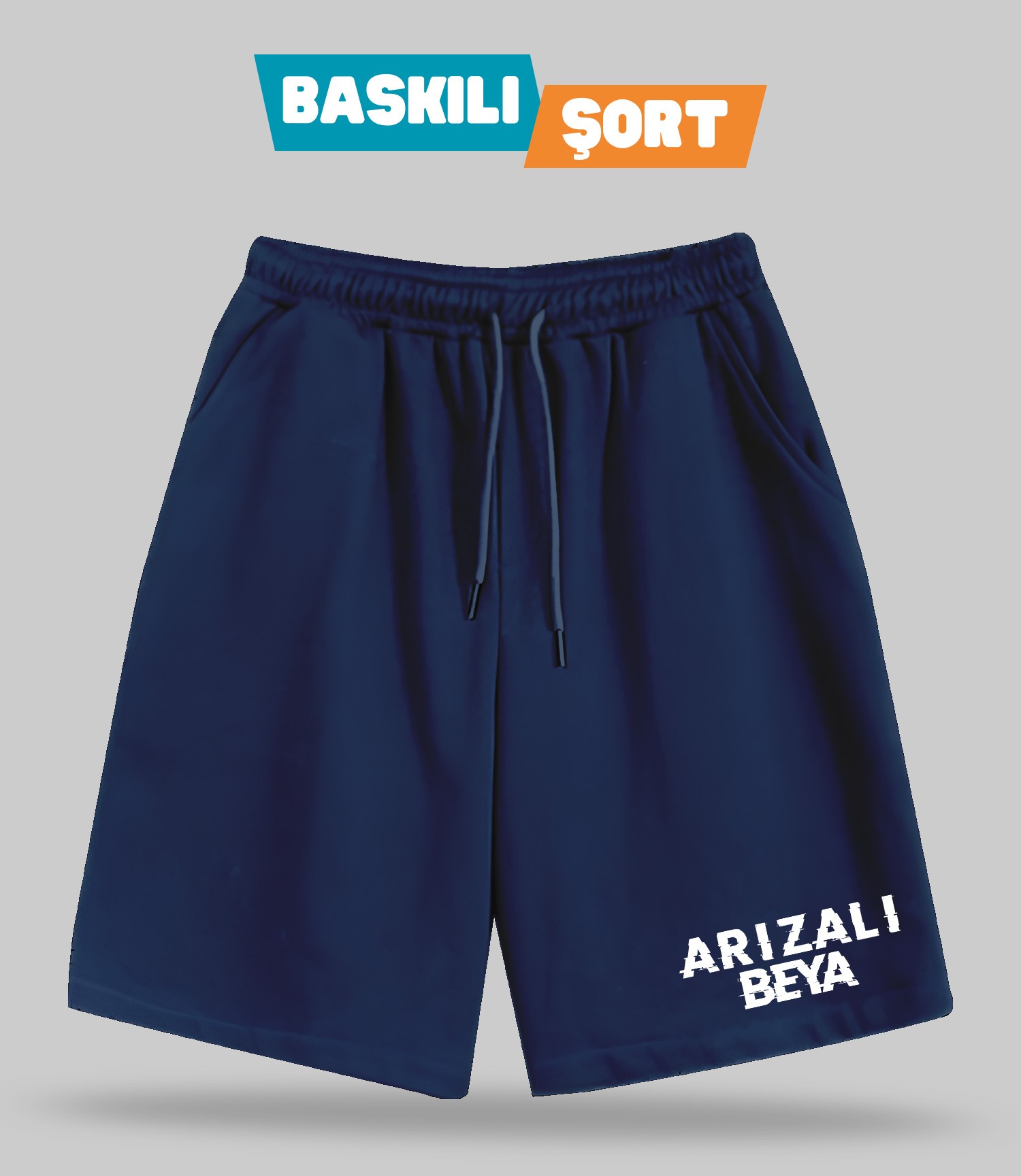 Arızalı Beya (Baskılı Erkek Şort)