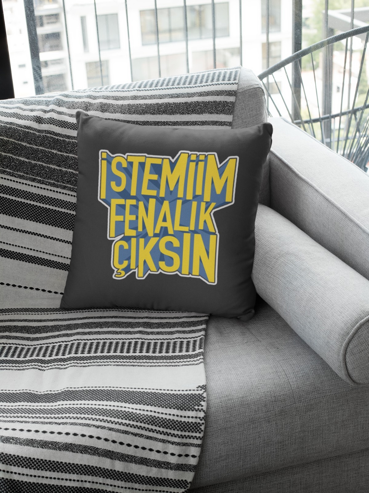 İstemiim Fenalık Çıkarayım (Kare Yastık)
