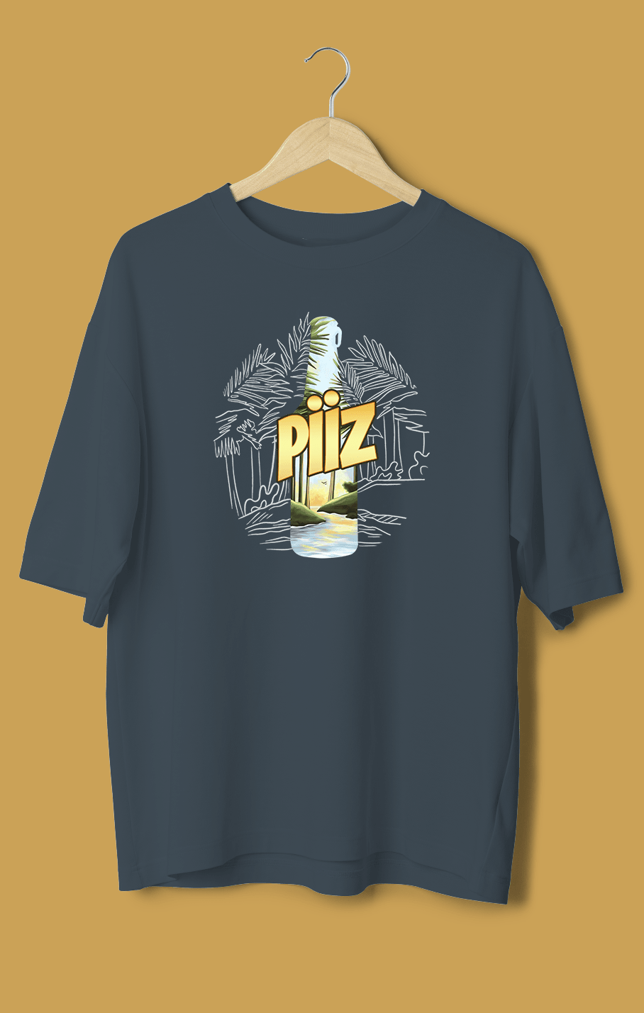 Piizde Hayat Var! (Orijinal Oversize Tişört)